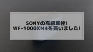 投稿についてもっと詳しく SONYの高級耳栓を買ってしまいました！ WF-1000XM4(ワイヤレスイヤホン)